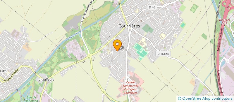 localisation de l'entreprise MONSIEUR RAYMOND CROUZET à COURRIERES
