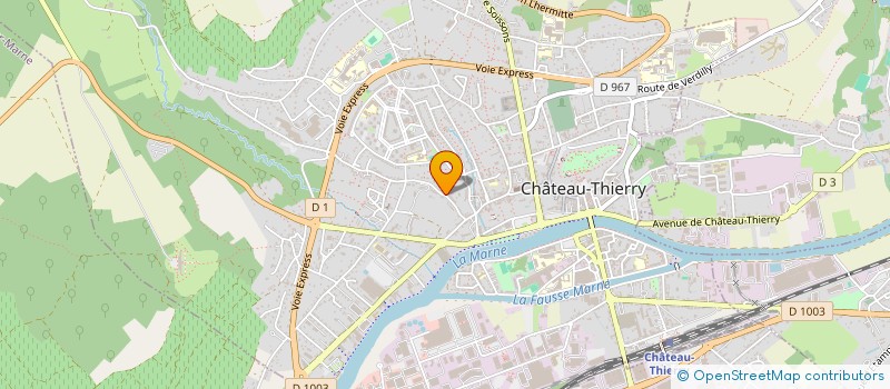 localisation de l'entreprise MONSIEUR RAYMOND DABERNAT  CHATEAU-THIERRY