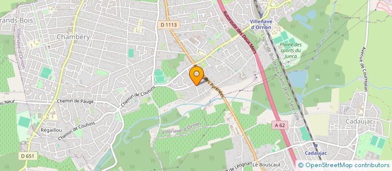 localisation de l'entreprise MONSIEUR RAYMOND DAMASCENE  VILLENAVE-D'ORNON