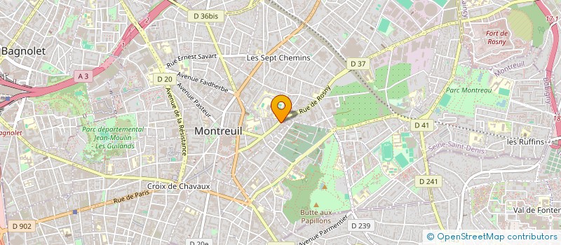 localisation de l'entreprise MONSIEUR RAYMOND DASSA à MONTREUIL