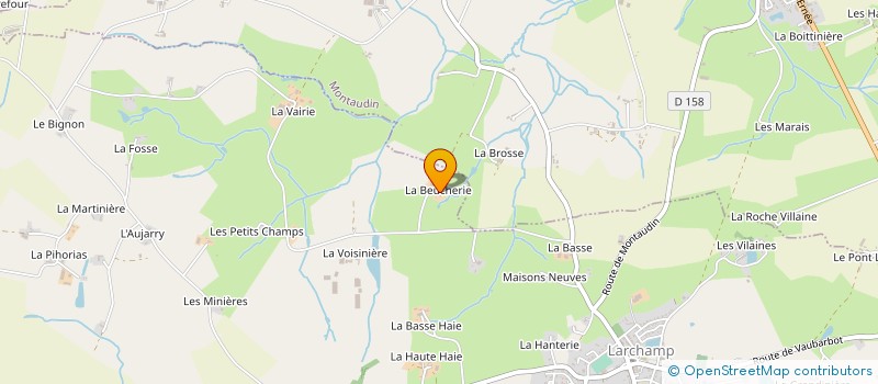 localisation de l'entreprise MONSIEUR RAYMOND DAUGUET  LARCHAMP