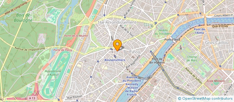 localisation de l'entreprise MONSIEUR RAYMOND DAUMARIE  PARIS