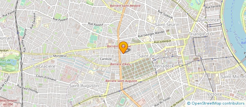 localisation de l'entreprise MONSIEUR RAYMOND DEGOULET à BORDEAUX