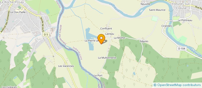 localisation de l'entreprise MONSIEUR RAYMOND DEL MONTE à YZEURES-SUR-CREUSE