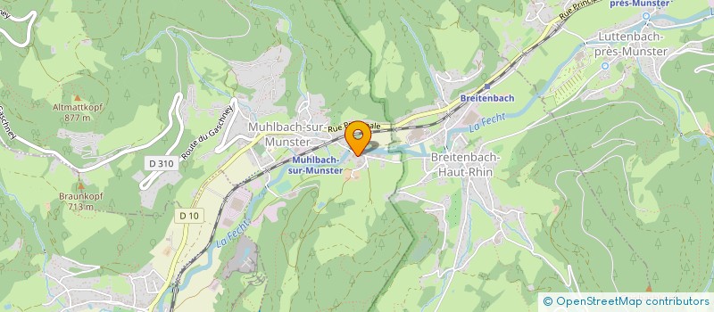 localisation de l'entreprise MONSIEUR RAYMOND DELACOTE à MUHLBACH-SUR-MUNSTER