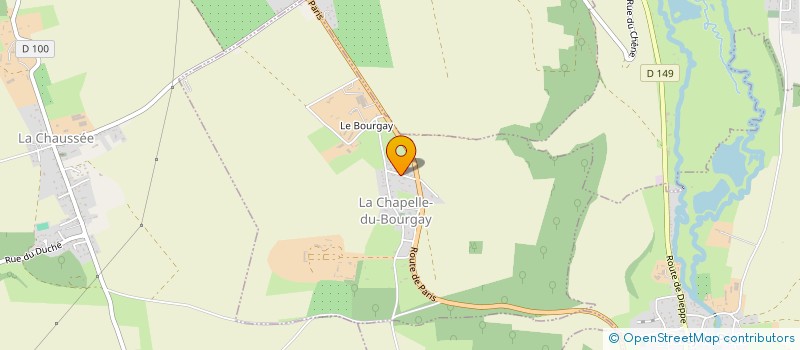 localisation de l'entreprise MONSIEUR RAYMOND DELHAYE  LA CHAPELLE-DU-BOURGAY