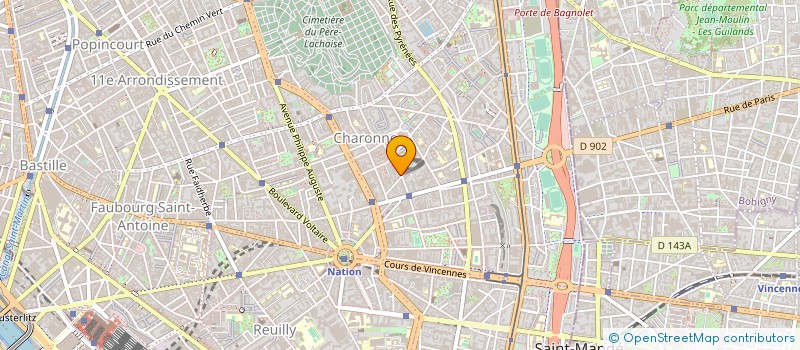 localisation de l'entreprise MONSIEUR RAYMOND DEMAJEAN à PARIS