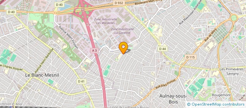 localisation de l'entreprise MONSIEUR RAYMOND DEROBERT à AULNAY-SOUS-BOIS