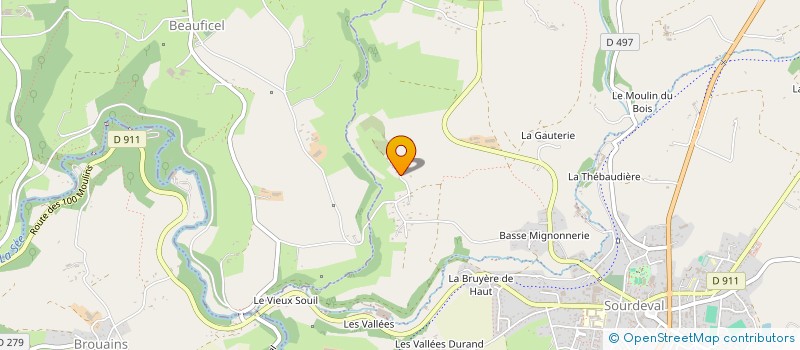 localisation de l'entreprise MONSIEUR RAYMOND DESDOITS  SOURDEVAL