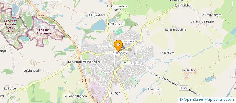 localisation de l'entreprise MONSIEUR RAYMOND DESLANDES à LES EPESSES