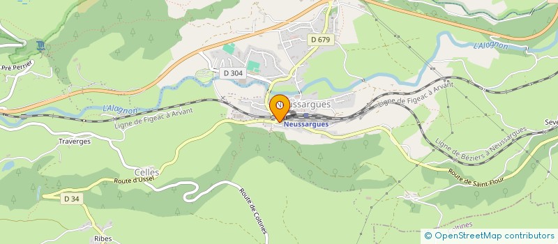 localisation de l'entreprise MONSIEUR RAYMOND DESNEULIN à NEUSSARGUES EN PINATELLE