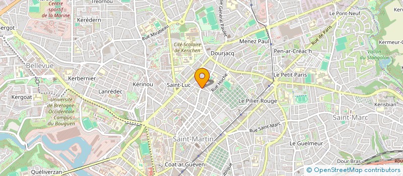 localisation de l'entreprise MONSIEUR RAYMOND DEVEDEC  BREST