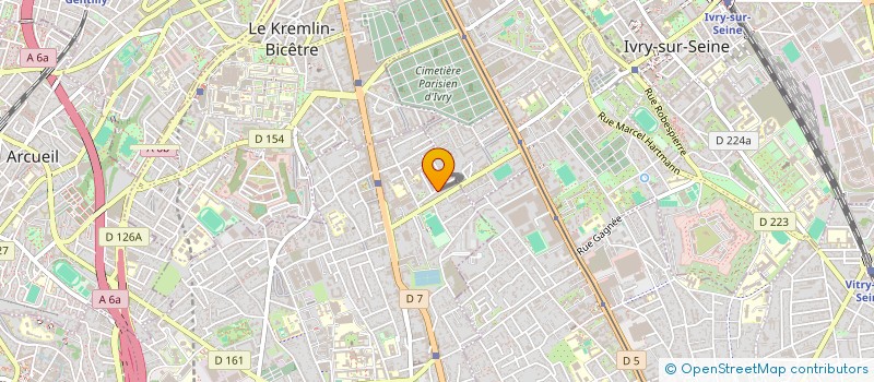 localisation de l'entreprise MONSIEUR RAYMOND DHONI  VILLEJUIF