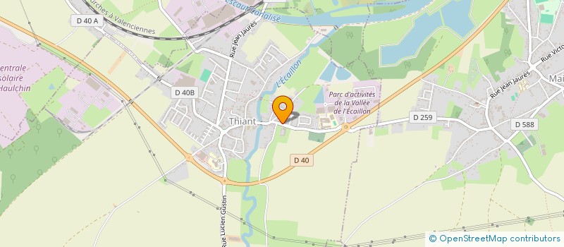 localisation de l'entreprise MONSIEUR RAYMOND DI BONO  THIANT