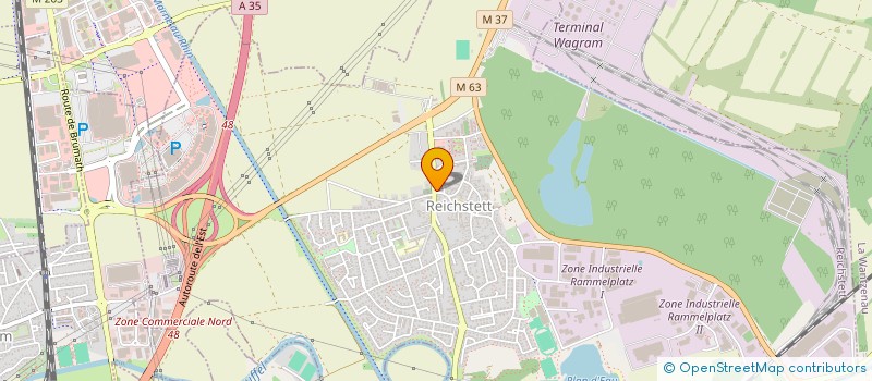 localisation de l'entreprise MONSIEUR RAYMOND DIEBOLD  REICHSTETT