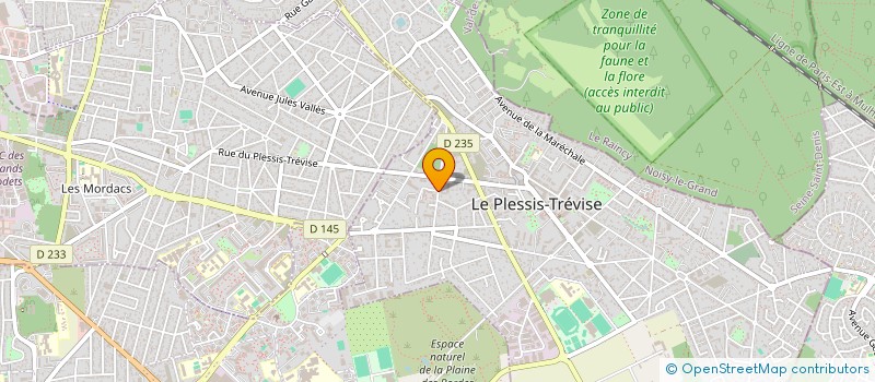 localisation de l'entreprise MONSIEUR RAYMOND DODJI-BOMAI  LE PLESSIS-TREVISE