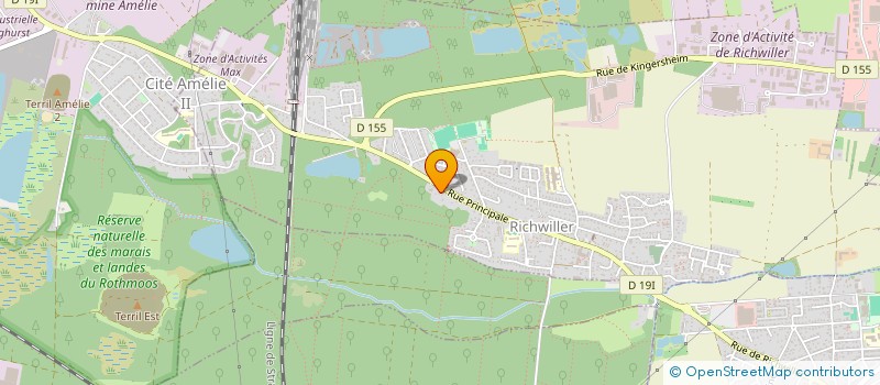 localisation de l'entreprise MONSIEUR RAYMOND DOMINGER  RICHWILLER