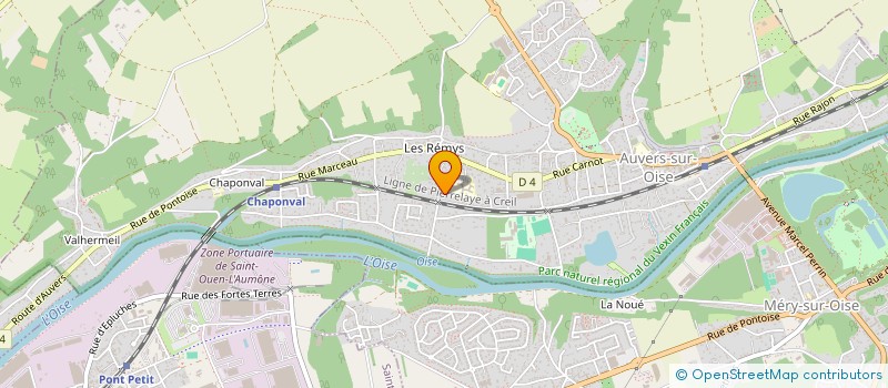 localisation de l'entreprise MONSIEUR RAYMOND DORGAL à AUVERS SUR OISE