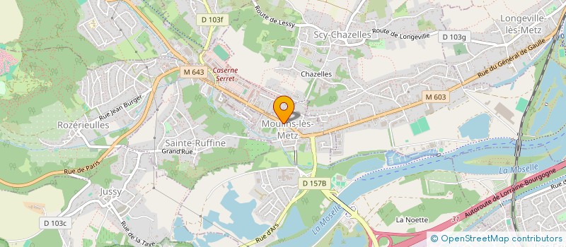 localisation de l'entreprise MONSIEUR RAYMOND DORON  MOULINS-LES-METZ