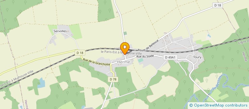 localisation de l'entreprise MONSIEUR RAYMOND DOUILLET à HERME