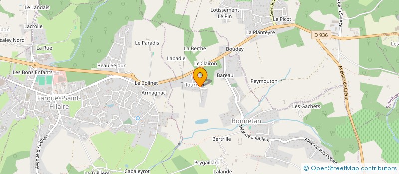 localisation de l'entreprise MONSIEUR RAYMOND DROUILLARD  BONNETAN