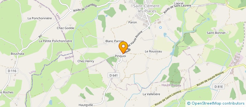localisation de l'entreprise MONSIEUR RAYMOND DUMAS à SAINT-CLEMENT-LES-PLACES