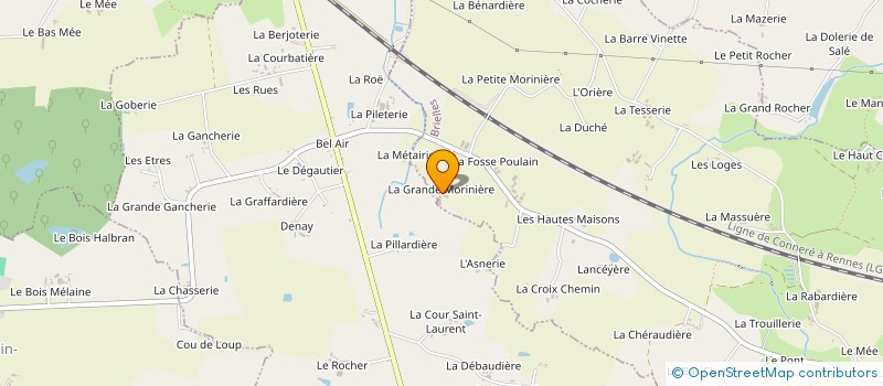 localisation de l'entreprise MONSIEUR RAYMOND DURAND  BRIELLES