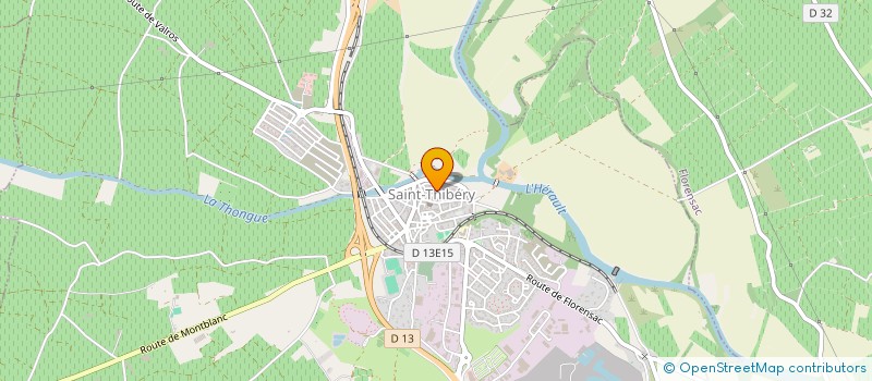 localisation de l'entreprise MONSIEUR RAYMOND DURANT  SAINT-THIBERY