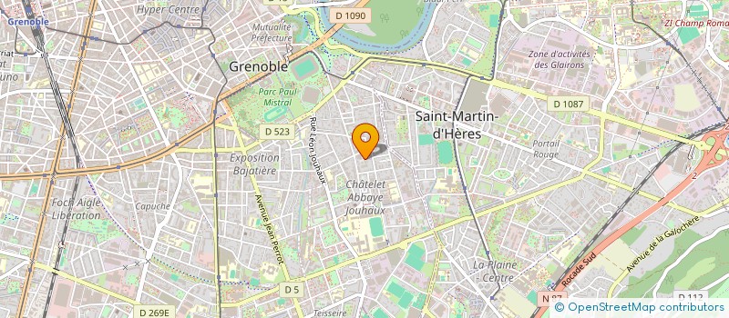 localisation de l'entreprise MONSIEUR RAYMOND DURBET à GRENOBLE