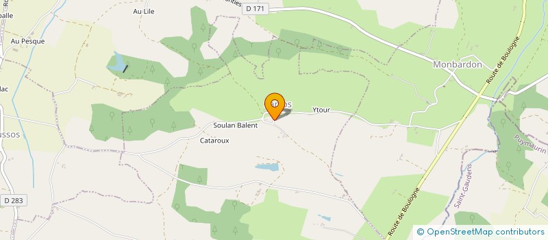 localisation de l'entreprise MONSIEUR RAYMOND DUTREY  BETCAVE-AGUIN