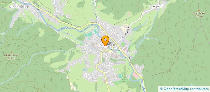 localisation de l'entreprise MONSIEUR RAYMOND EDEL  MASEVAUX-NIEDERBRUCK