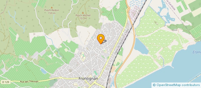 localisation de l'entreprise MONSIEUR RAYMOND EL MEDIONI à FRONTIGNAN