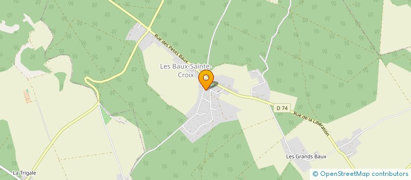 localisation de l'entreprise MONSIEUR RAYMOND ELET à LES BAUX-SAINTE-CROIX