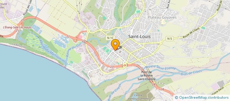 localisation de l'entreprise MONSIEUR RAYMOND ELLY à SAINT-LOUIS