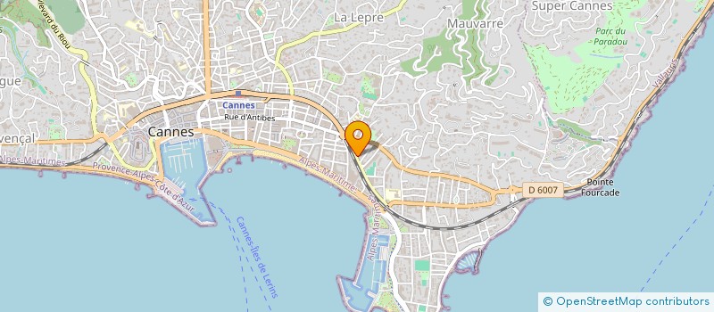 localisation de l'entreprise MONSIEUR RAYMOND ESQUERRE à CANNES