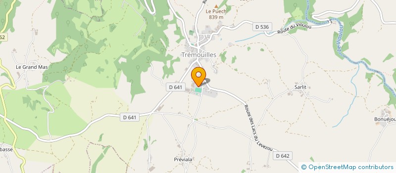 localisation de l'entreprise MONSIEUR RAYMOND FAU  ARQUES