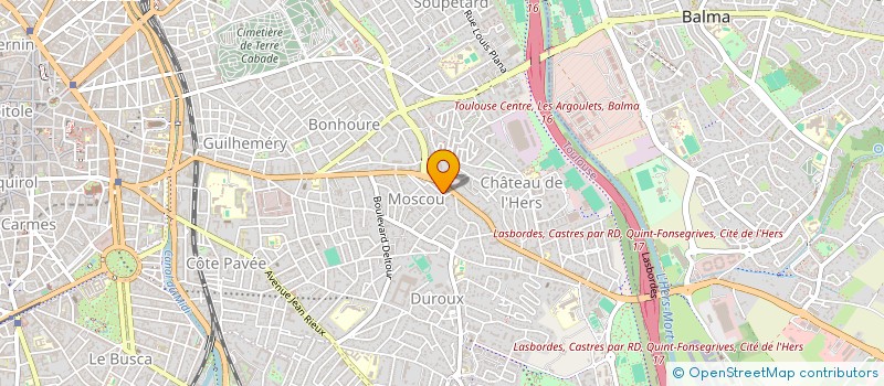 localisation de l'entreprise MONSIEUR RAYMOND FAUPIN à TOULOUSE