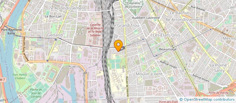 localisation de l'entreprise MONSIEUR RAYMOND FAYET  LYON