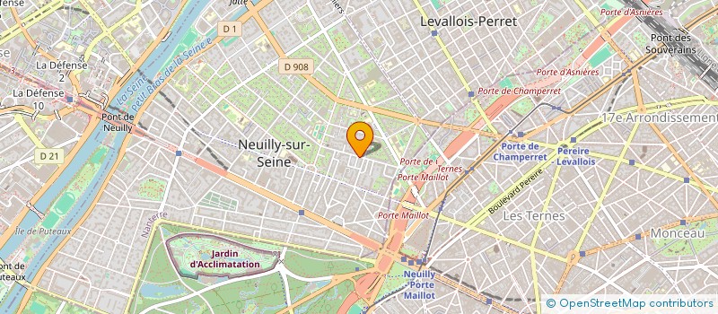 localisation de l'entreprise MONSIEUR RAYMOND FENET-GARDE à NEUILLY-SUR-SEINE