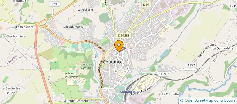 localisation de l'entreprise MONSIEUR RAYMOND FONTAINE  COUTANCES