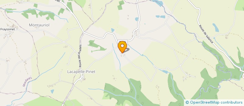 localisation de l'entreprise MONSIEUR RAYMOND FOUILLADE  LACAPELLE-PINET