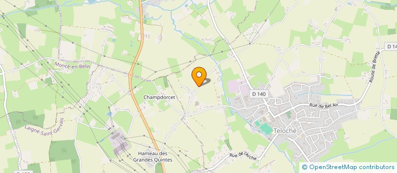 localisation de l'entreprise MONSIEUR RAYMOND FOUQUET  TELOCHE