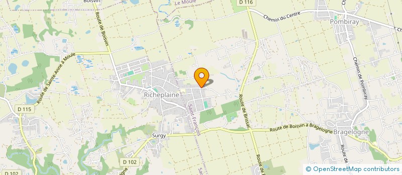 localisation de l'entreprise MONSIEUR RAYMOND FOURNET  SAINT-FRANCOIS