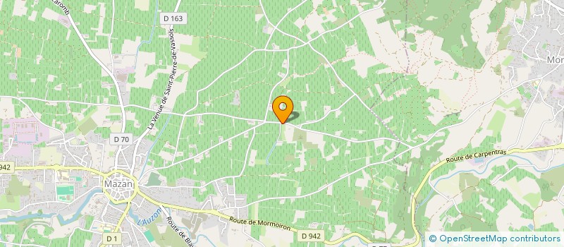 localisation de l'entreprise MONSIEUR RAYMOND FRANCESCHI  MAZAN