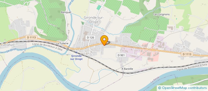 localisation de l'entreprise MONSIEUR RAYMOND FRERET  GIRONDE-SUR-DROPT