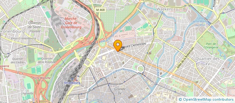 localisation de l'entreprise MONSIEUR RAYMOND FRIEDERICH  STRASBOURG