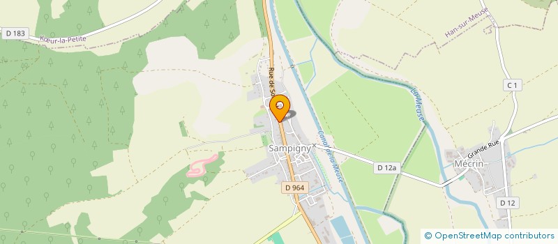 localisation de l'entreprise MONSIEUR RAYMOND FRIEDRICH à SAMPIGNY