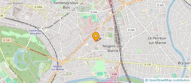 localisation de l'entreprise MONSIEUR RAYMOND FROIDEVAUX à NOGENT-SUR-MARNE