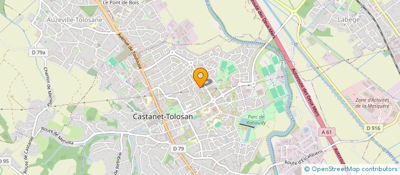 localisation de l'entreprise MONSIEUR RAYMOND GADJI à CASTANET-TOLOSAN