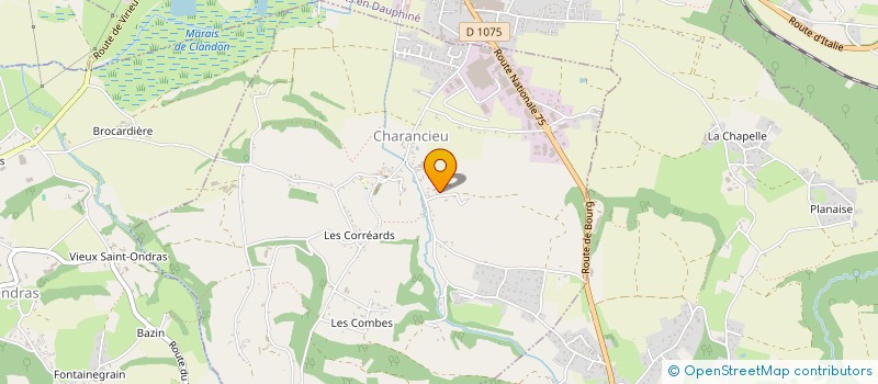 localisation de l'entreprise MONSIEUR RAYMOND GAILLARD  SAINT-ONDRAS